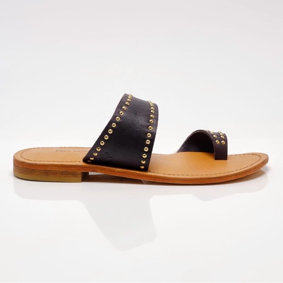 NEW Free People Amelie Tiny Stud Sandal Black - Picture 4 of 10